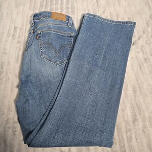 levis 529 Curvy boot cut jeans women's 8 29/32 mid rise‎ blue denim. 146